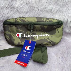 NEW Champion Camo Fanny Pack Olive Green Camouflage Adjustable Sling Belt NWT